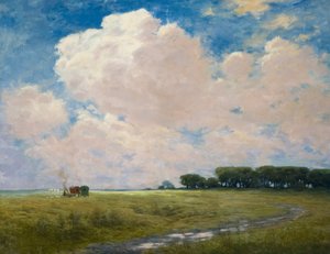 Sigøynerleir på Curragh av Joseph Malachy Kavanagh