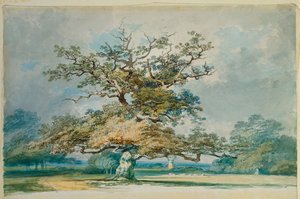Et landskap med et gammelt eik av Joseph Mallord William Turner