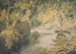 A River in Spate, ca. 1796 (akvarell på papir) av Joseph Mallord William Turner