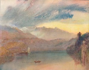 En sveitsisk innsjø, 1909 av Joseph Mallord William Turner