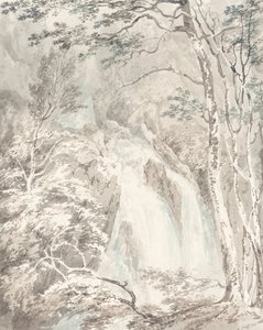 En foss av Joseph Mallord William Turner