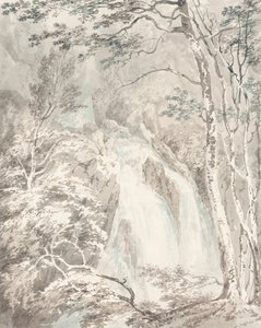 En foss av Joseph Mallord William Turner