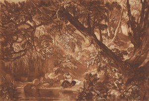 Aisakos og Hesperie av Joseph Mallord William Turner