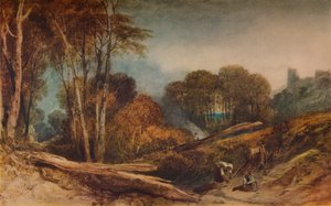 Beeston Castle, Cheshire, c1839, 1938 av Joseph Mallord William Turner