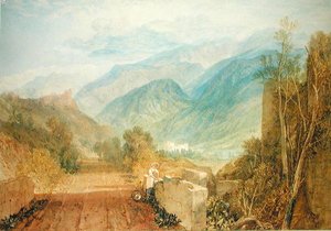 Bonneville, ca. 1803 (akvarell på papir) av Joseph Mallord William Turner