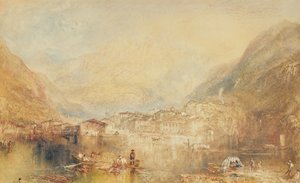 Brunnen fra Luzernsjøen, 1845 av Joseph Mallord William Turner