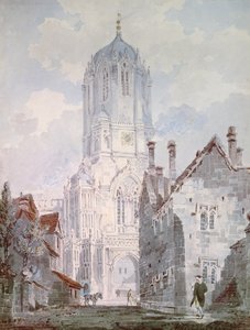 Christ Church, Oxford, 1795 av Joseph Mallord William Turner