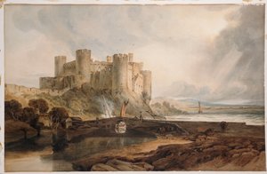 Conway Castle, ca. 1802 av Joseph Mallord William Turner