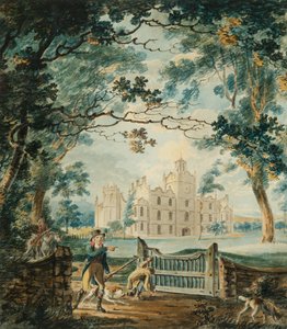 Cote House, nær Bristol, 1792 (wc og penn på papir) av Joseph Mallord William Turner