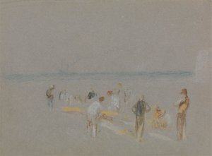 Cricket på Goodwin Sands av Joseph Mallord William Turner