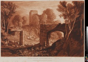 East Gate Winchelsea, Sussex av Joseph Mallord William Turner