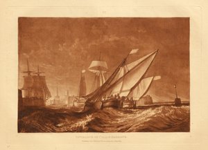Innseilingen til havnen i Calais av Joseph Mallord William Turner