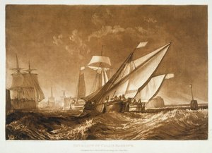 F.55.I Inngang til Calais havn, fra 