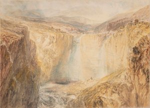 Fossen i Tees, Yorkshire av Joseph Mallord William Turner