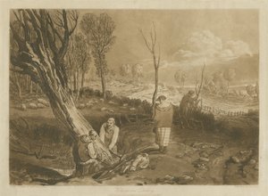 Sikring og grøfting, ca. 1860 av Joseph Mallord William Turner