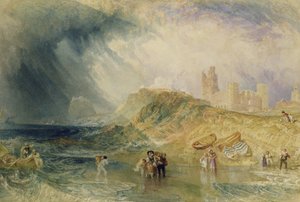 Holy Island, Northumberland, ca. 1820 av Joseph Mallord William Turner