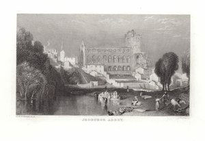Jedburgh Abbey av Joseph Mallord William Turner