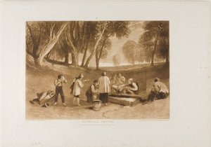 Juvenile Tricks, plate 22 fra Book of Studies av Joseph Mallord William Turner