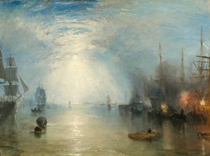 Keelmen heaving in Coals by Moonlight av Joseph Mallord William Turner