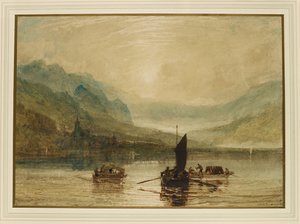 Lake of Brienz, Moonlight av Joseph Mallord William Turner