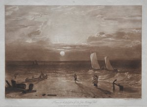 Liber Studiorum: Mildmay Sea-piece. av Joseph Mallord William Turner