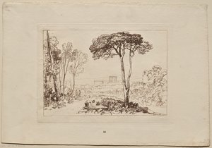 Studiebok: Scene på landsbygda av Joseph Mallord William Turner
