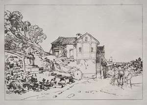 Studiebok: Vannmølle av Joseph Mallord William Turner