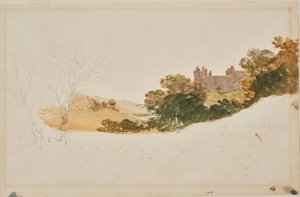 Linlithgow Palace, Skottland av Joseph Mallord William Turner