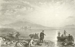 Loch Leven slott av Joseph Mallord William Turner