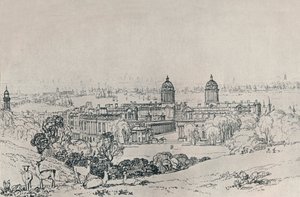 London fra Greenwich Park, c1809, 1923 av Joseph Mallord William Turner