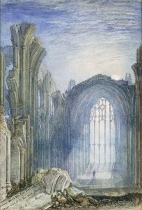 Melrose Abbey: En illustrasjon til Sir Walter Scotts "The Lay of the Last Minstrel" av Joseph Mallord William Turner