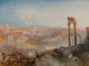 Moderne Roma, Campo Vaccino av Joseph Mallord William Turner
