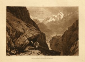 St. Gotthard-fjellet av Joseph Mallord William Turner