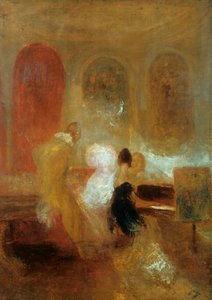Musikkfest, East Cowes Castle, c1835 av Joseph Mallord William Turner