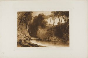 Nær Blair Athol, plate 30 fra Liber Studiorum av Joseph Mallord William Turner