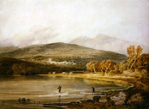 Nord-Wales (akvarell på papir) av Joseph Mallord William Turner