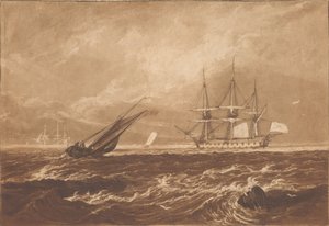 Originalskisse til et bilde for W. Leader, Esq. av Joseph Mallord William Turner