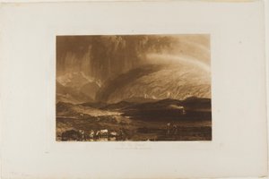 Peat Bog, Skottland, plate 45 fra Book of Studies av Joseph Mallord William Turner