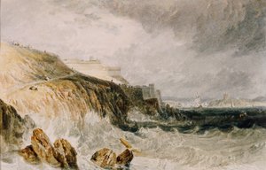 Plymouth Citadel, a Gale, 1815 av Joseph Mallord William Turner