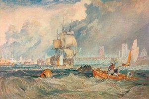 Portsmouth, c1824-5, 1905 av Joseph Mallord William Turner