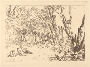 Procris og Cephalus av Joseph Mallord William Turner