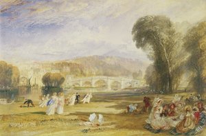 Richmond Hill and Bridge, Surrey, ca. 1831 (akvarell på papir) av Joseph Mallord William Turner