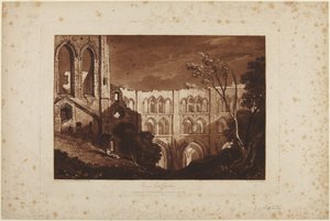 Rievaulx Abbey, Yorkshire av Joseph Mallord William Turner