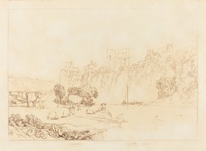 River Wye av Joseph Mallord William Turner