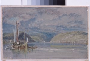 Rüdesheim av Joseph Mallord William Turner