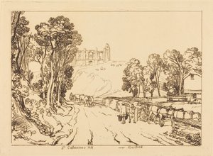 Sankt Catharines høyde nær Guildford av Joseph Mallord William Turner