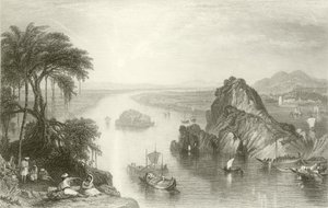Scene ved Colgong på Ganges av Joseph Mallord William Turner