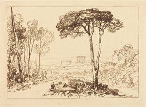 Scene i Campagnaen av Joseph Mallord William Turner