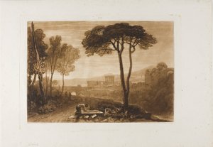 Scene in the Company, plate 38 fra Book of Studies av Joseph Mallord William Turner