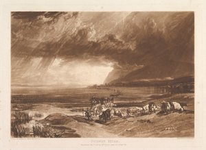 Solway Moss Liber Studiorum, del XI, plate 52, 1. januar 1816. av Joseph Mallord William Turner
